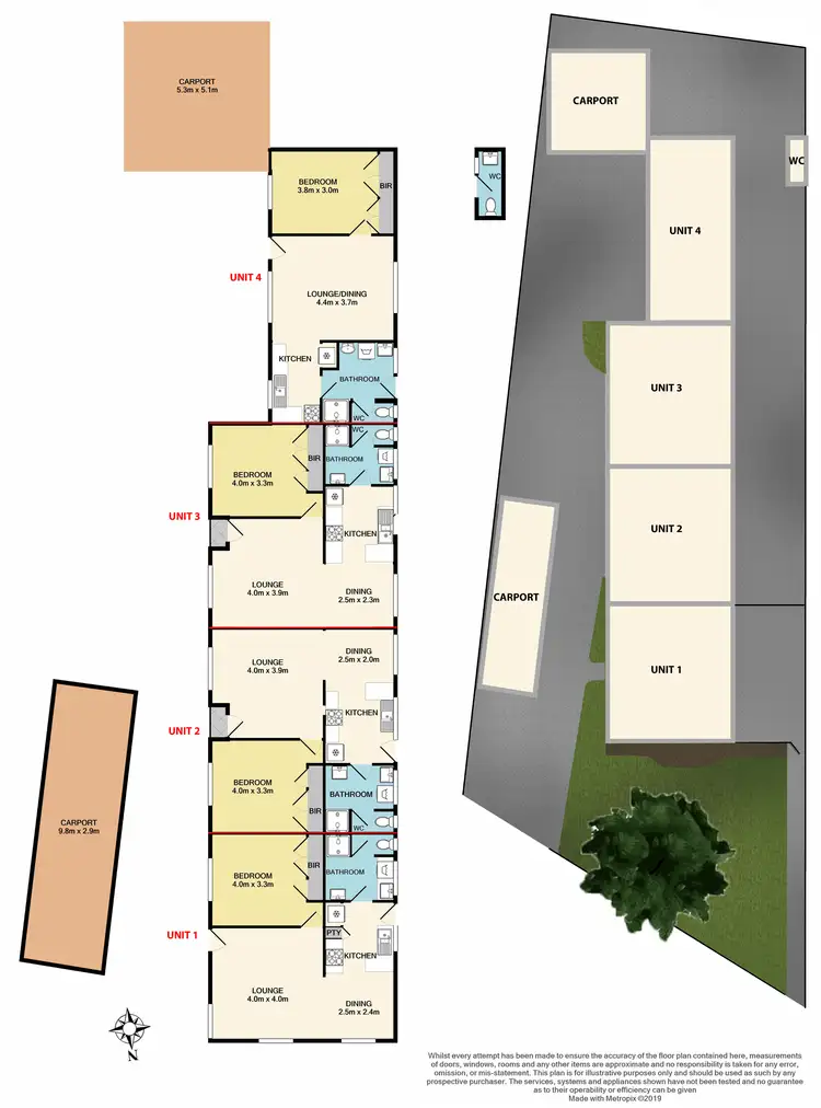 Floorplan of Homely flat listing, 1-4/815 Princes Hwy, Springvale VIC 3171