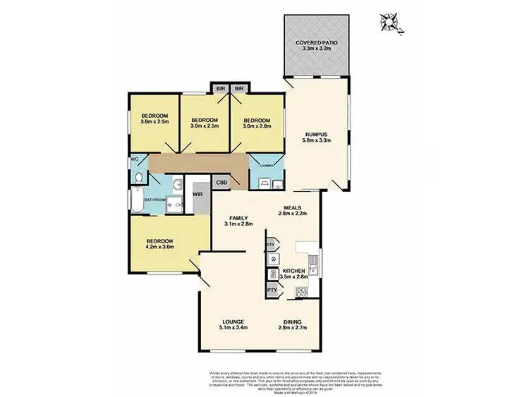 Floorplan of Homely house listing, 35 Meredith Crescent, Hampton Park VIC 3976