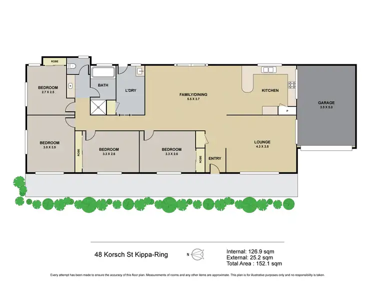 Floorplan of Homely house listing, 48 Korsch Street, Kippa-ring QLD 4021
