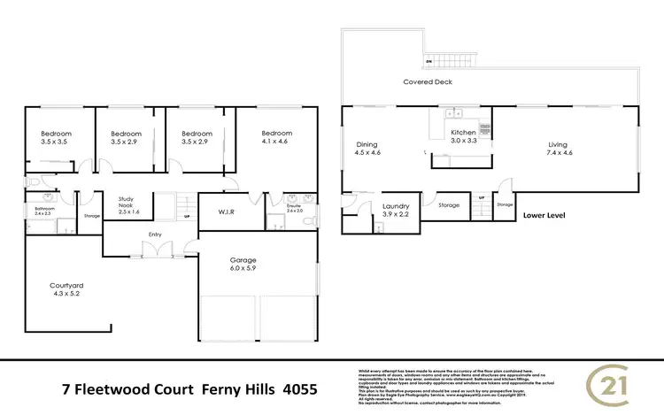 Floorplan of Homely house listing, 7 Fleetwood Ct, Ferny Hills QLD 4055