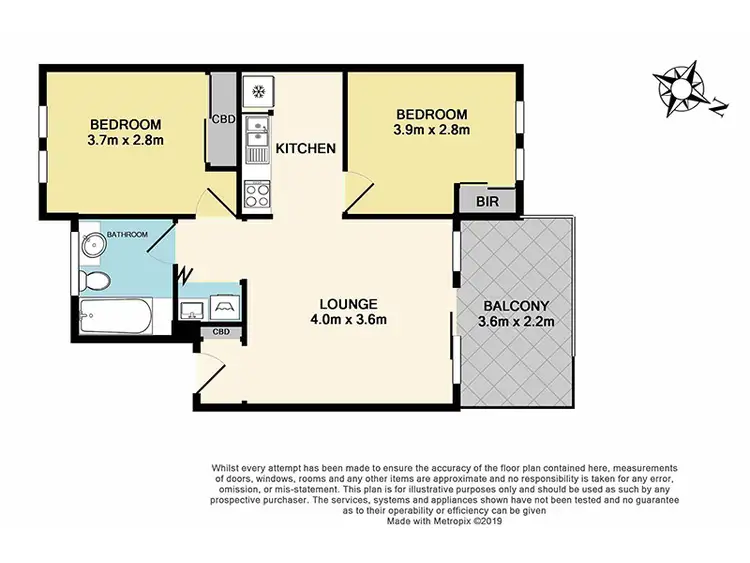 Floorplan of Homely apartment listing, 15/1324-1328 Centre Road, Clayton South VIC 3169