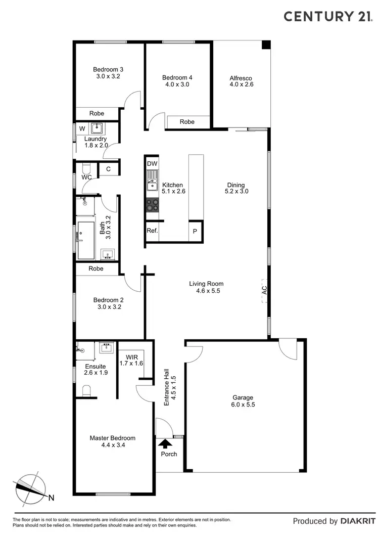 Floorplan of Homely house listing, 84 Majestic Drive, Officer VIC 3809