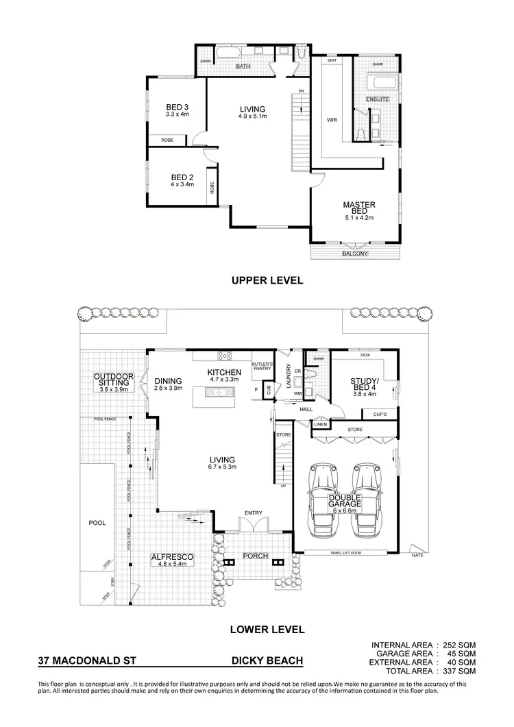 Floorplan of Homely house listing, 37 Macdonald Street, Dicky Beach QLD 4551