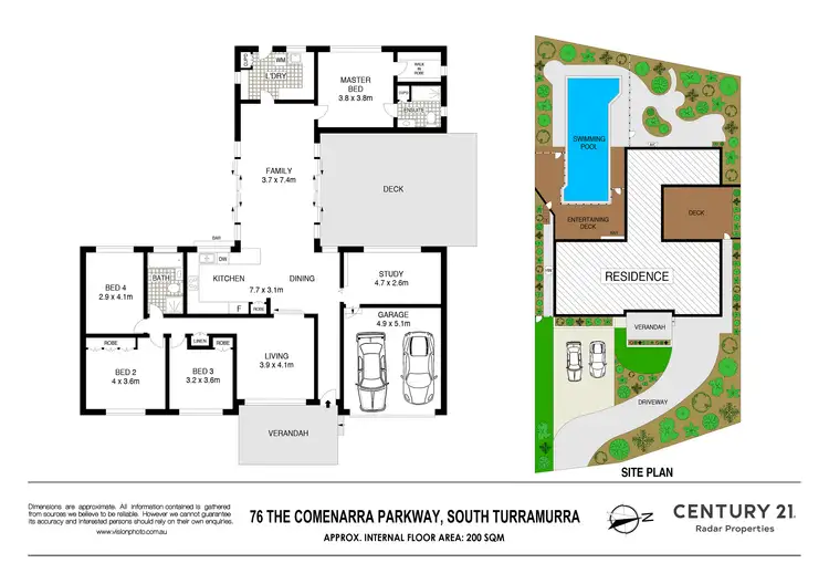 Floorplan of Homely house listing, 76 The Comenarra Parkway, Turramurra NSW 2074