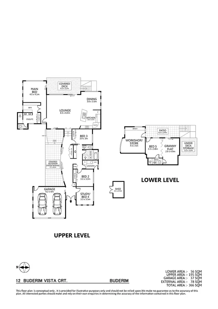 Floorplan of Homely house listing, 12 Buderim Vista Court, Buderim QLD 4556
