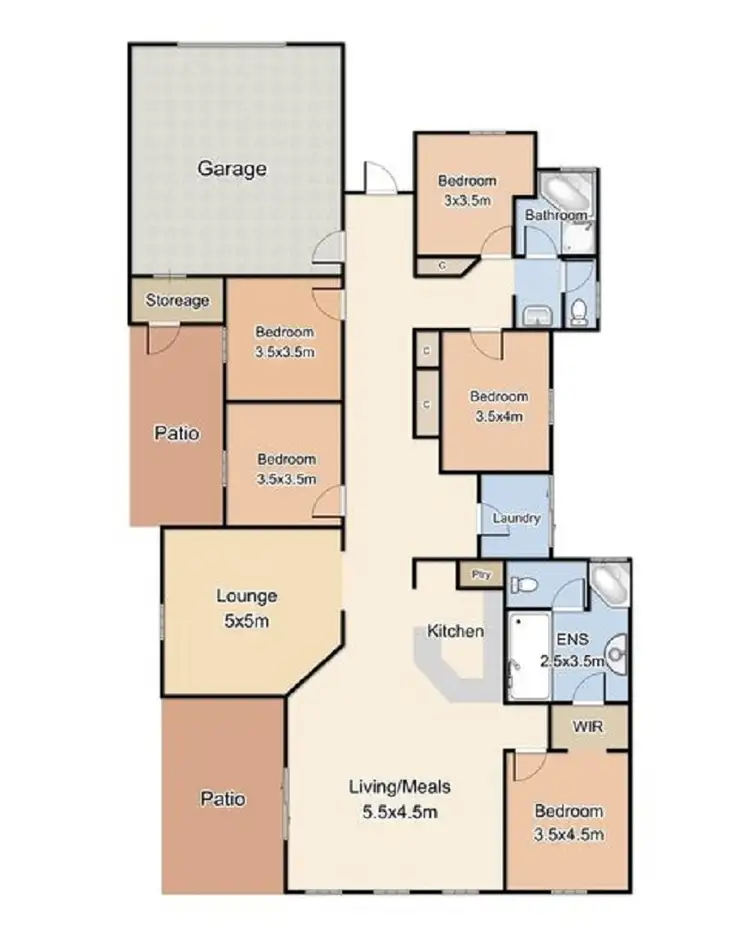 Floorplan of Homely house listing, 17 Quayside Court, Tweed Heads NSW 2485