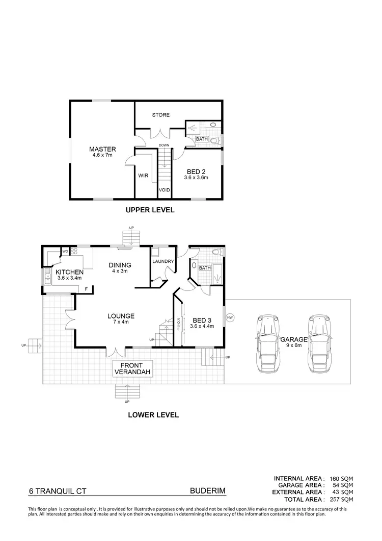 Floorplan of Homely house listing, 6 Tranquil Court, Buderim QLD 4556