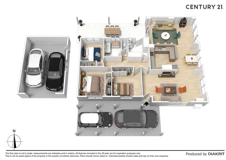 Floorplan of Homely house listing, 17 Shackell Street, Echuca VIC 3564