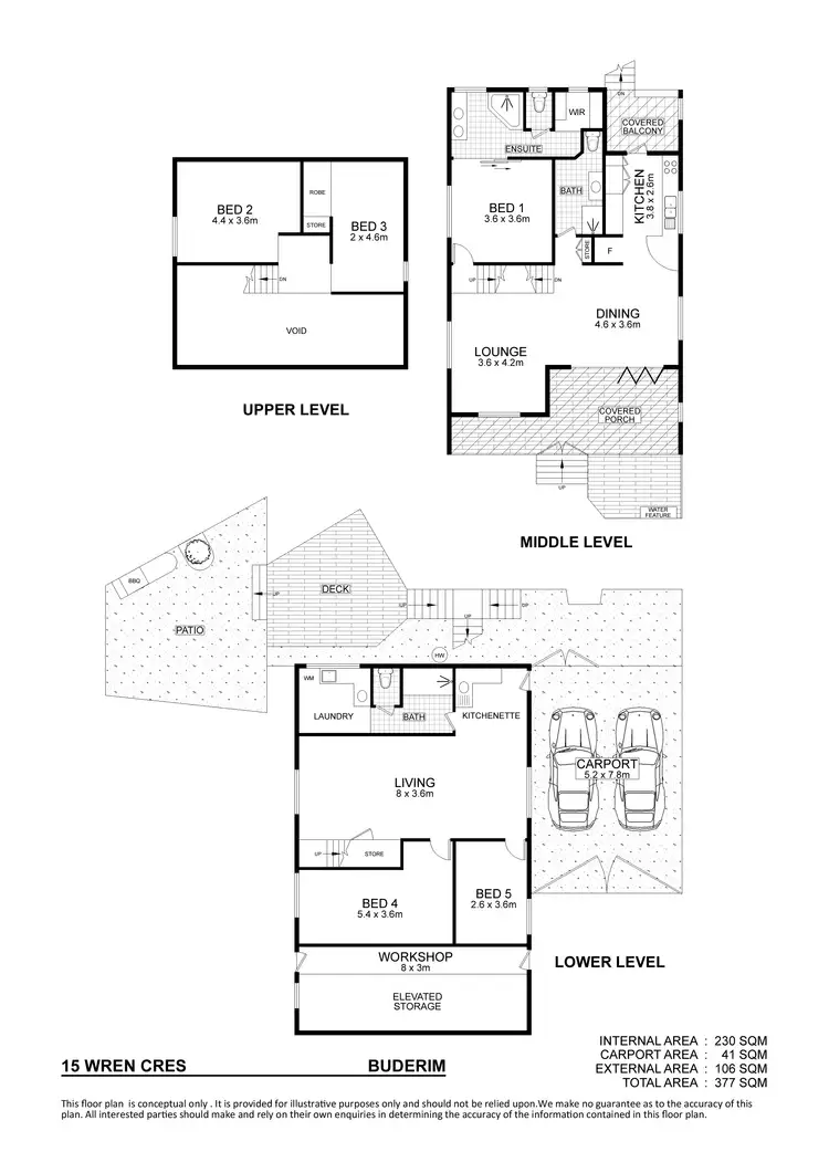 Floorplan of Homely house listing, 15 Wren Crescent, Buderim QLD 4556