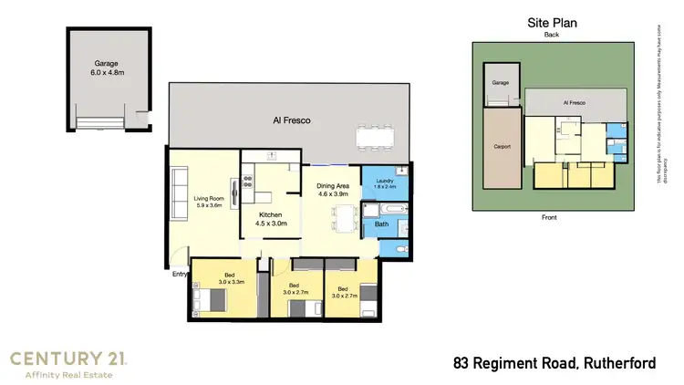 Floorplan of Homely house listing, 83 Regiment Road, Rutherford NSW 2320