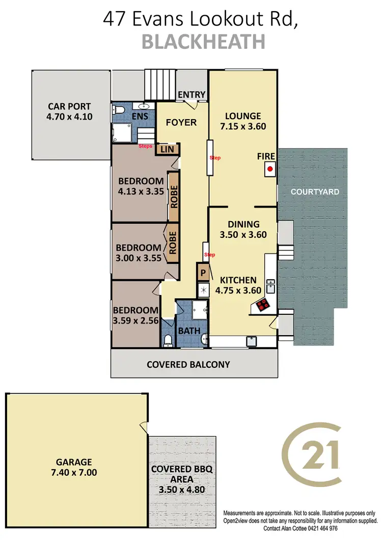 Floorplan of Homely house listing, 47 Evans Lookout Rd, Blackheath NSW 2785