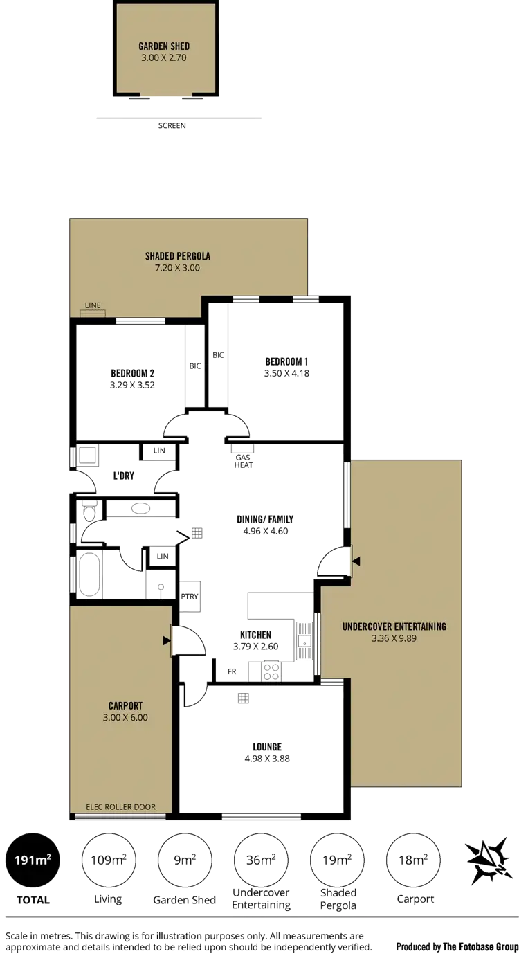 Floorplan of Homely house listing, 11 Laffitte Place, Seaford Rise SA 5169