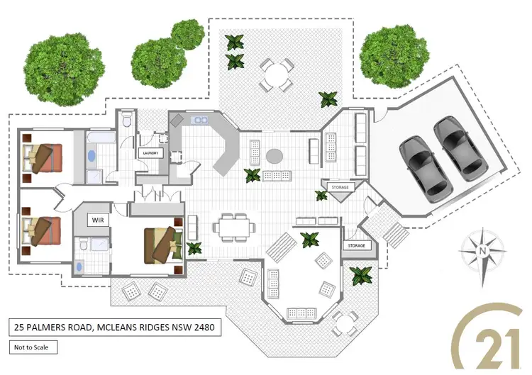 Floorplan of Homely other listing, 25 Palmers Road, Mcleans Ridges NSW 2480