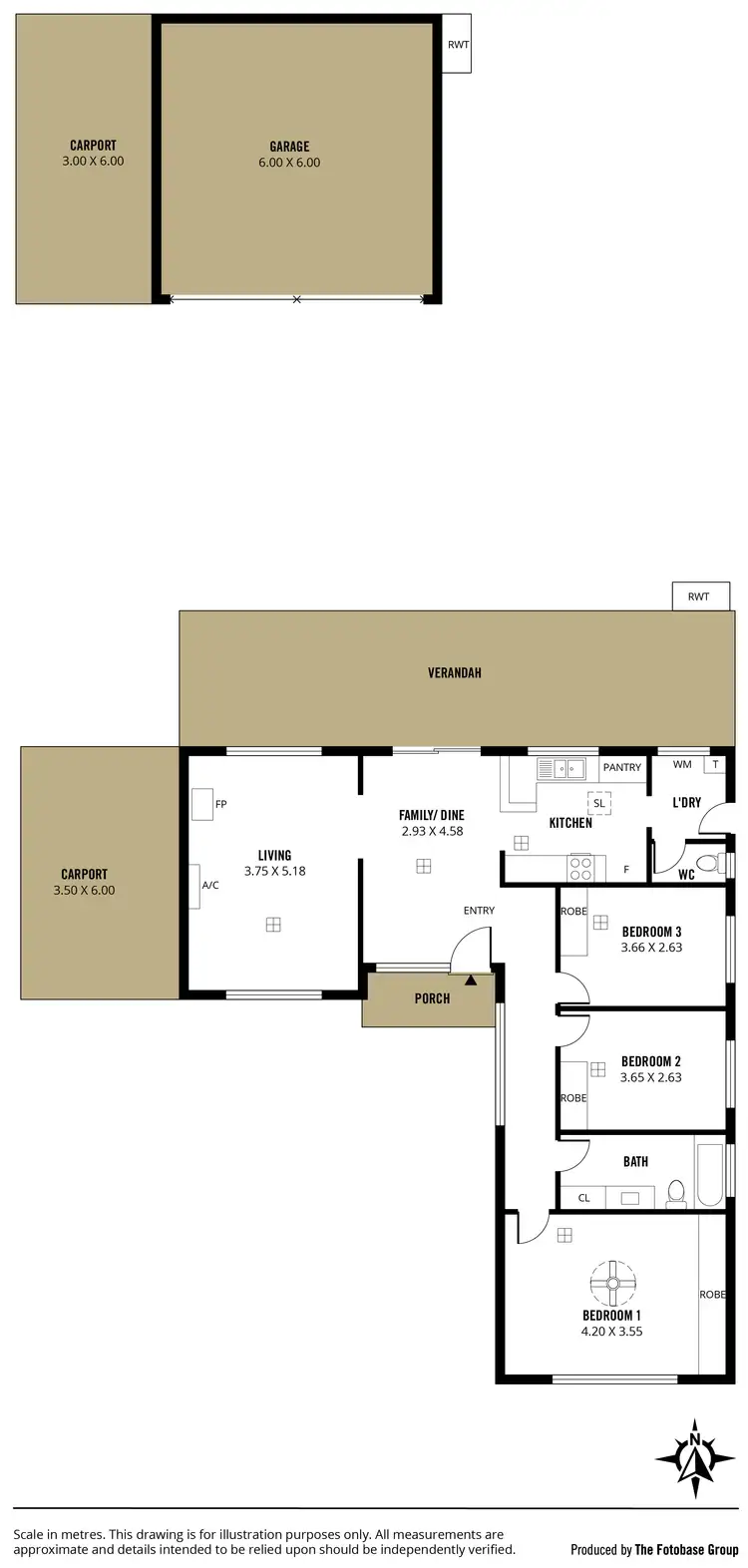Floorplan of Homely house listing, 436 Wright Road, Modbury SA 5092