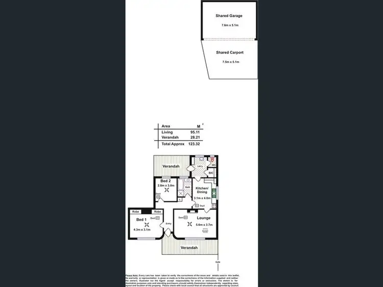 Floorplan of Homely house listing, 25B Patricia Avenue, Camden Park SA 5038