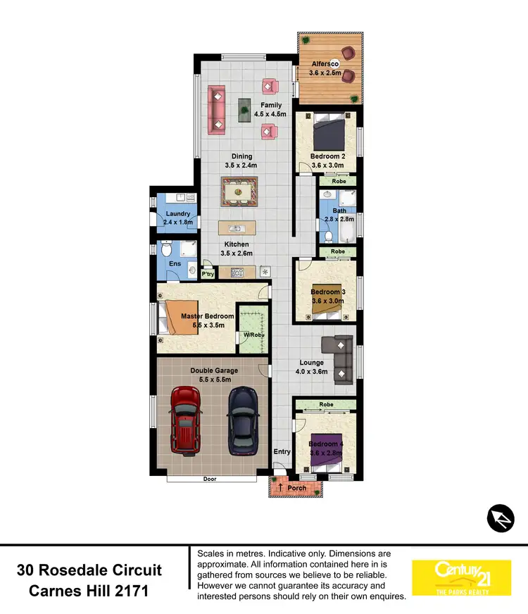 Floorplan of Homely house listing, 30 Rosedale Circuit, Carnes Hill NSW 2171