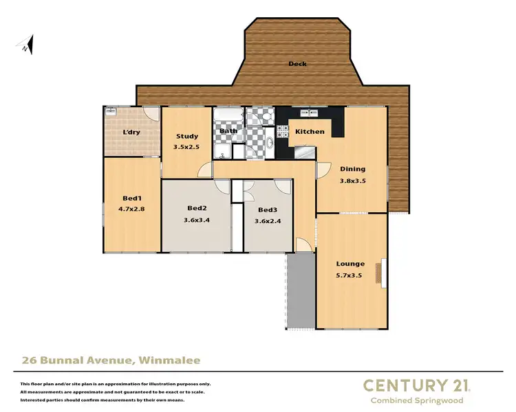 Floorplan of Homely house listing, 26 Bunnal Ave, Winmalee NSW 2777