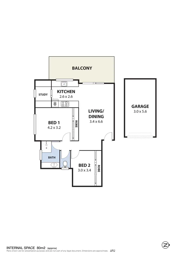 Floorplan of Homely unit listing, 7/14-20 St Andrews Place, Cronulla NSW 2230