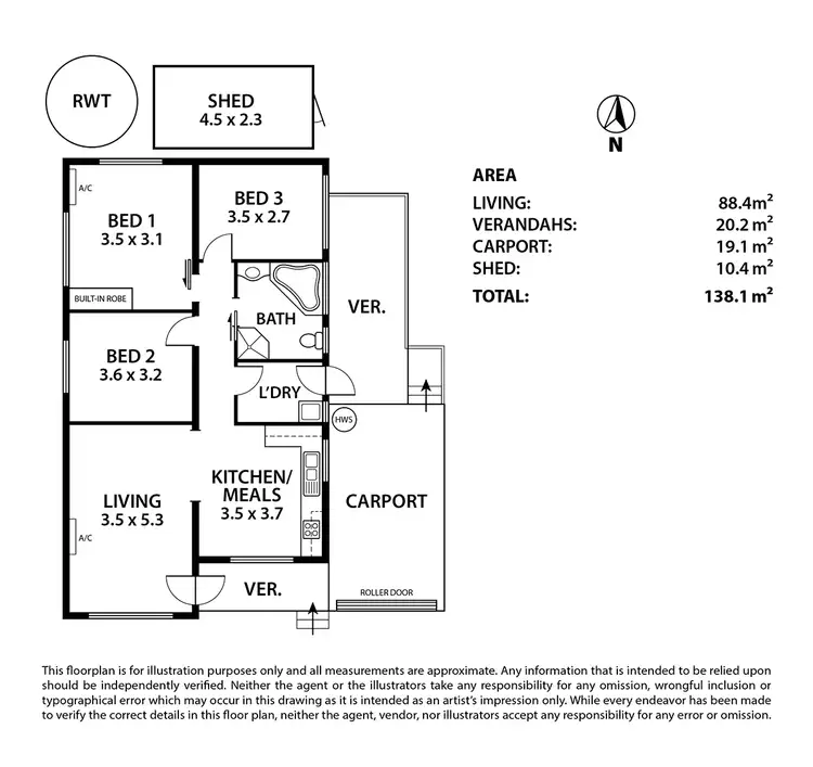 Floorplan of Homely house listing, 14 Stirling Road, Nairne SA 5252