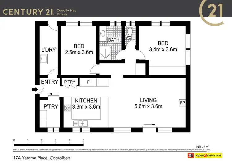 Floorplan of Homely house listing, 17a Yatama Place, Cooroibah QLD 4565