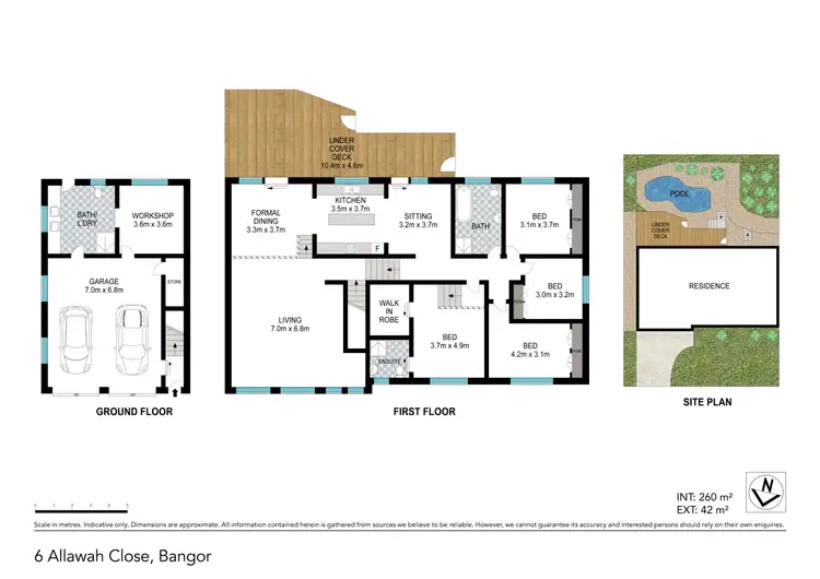 Floorplan of Homely house listing, 6 Allawah Close, Bangor NSW 2234