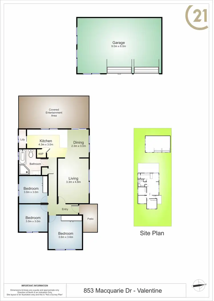 Floorplan of Homely house listing, 853 Macquarie Drive, Valentine NSW 2280