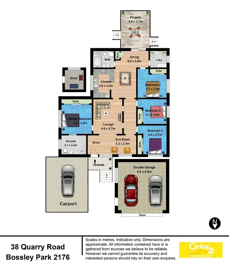 Floorplan of Homely house listing, 38 Quarry Road, Bossley Park NSW 2176