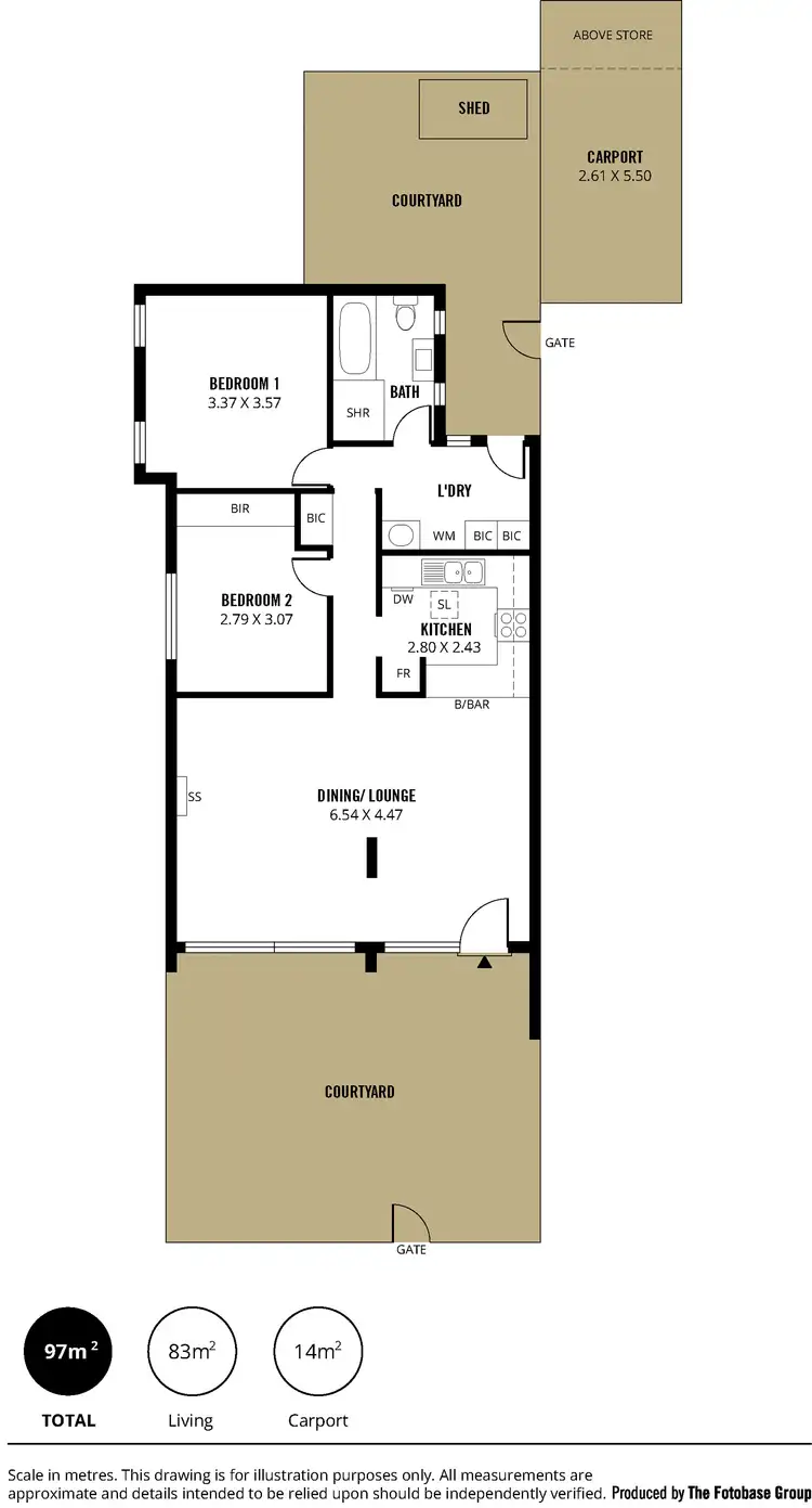 Floorplan of Homely unit listing, 4/1 Randolph Avenue, Fullarton SA 5063