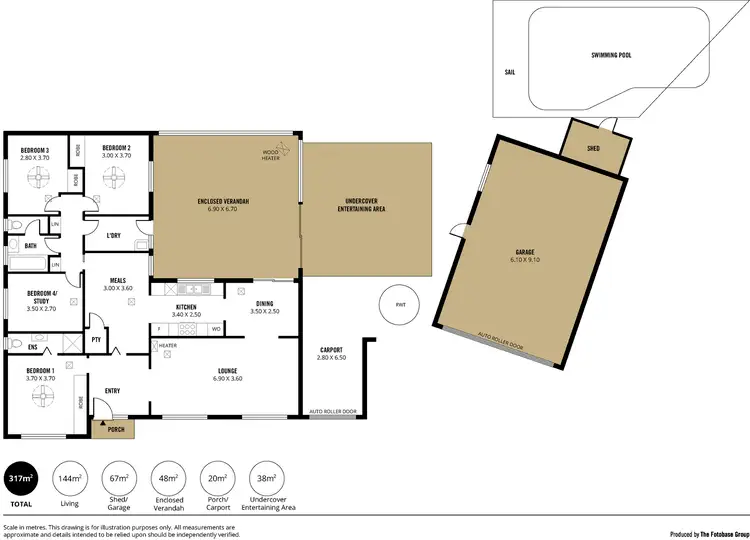 Floorplan of Homely house listing, 7 Gale Court, Morphett Vale SA 5162