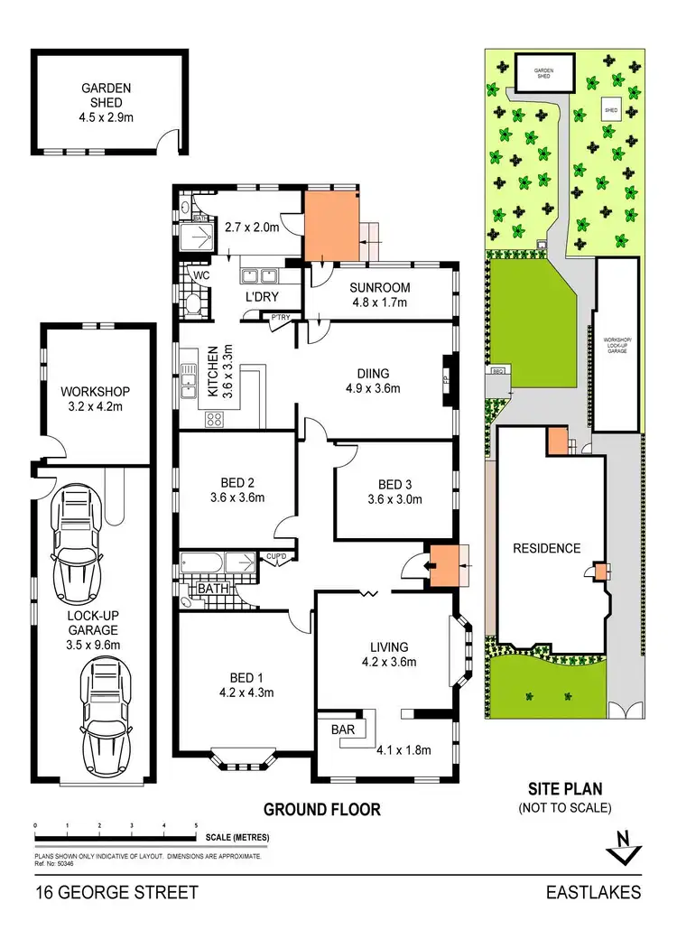 Floorplan of Homely house listing, 16 George Street, Eastlakes NSW 2018