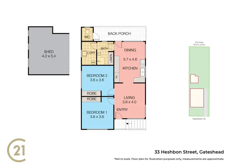 Floorplan of Homely house listing, 33 Heshbon Street, Gateshead NSW 2290