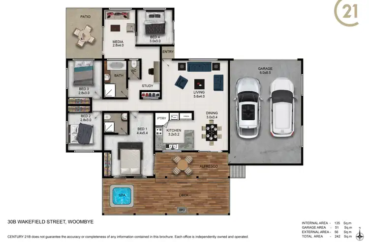 Floorplan of Homely house listing, 30b Wakefield Street, Woombye QLD 4559