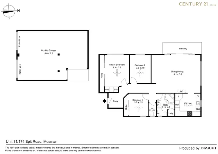 Floorplan of Homely apartment listing, 31/174 Spit Road, Mosman NSW 2088