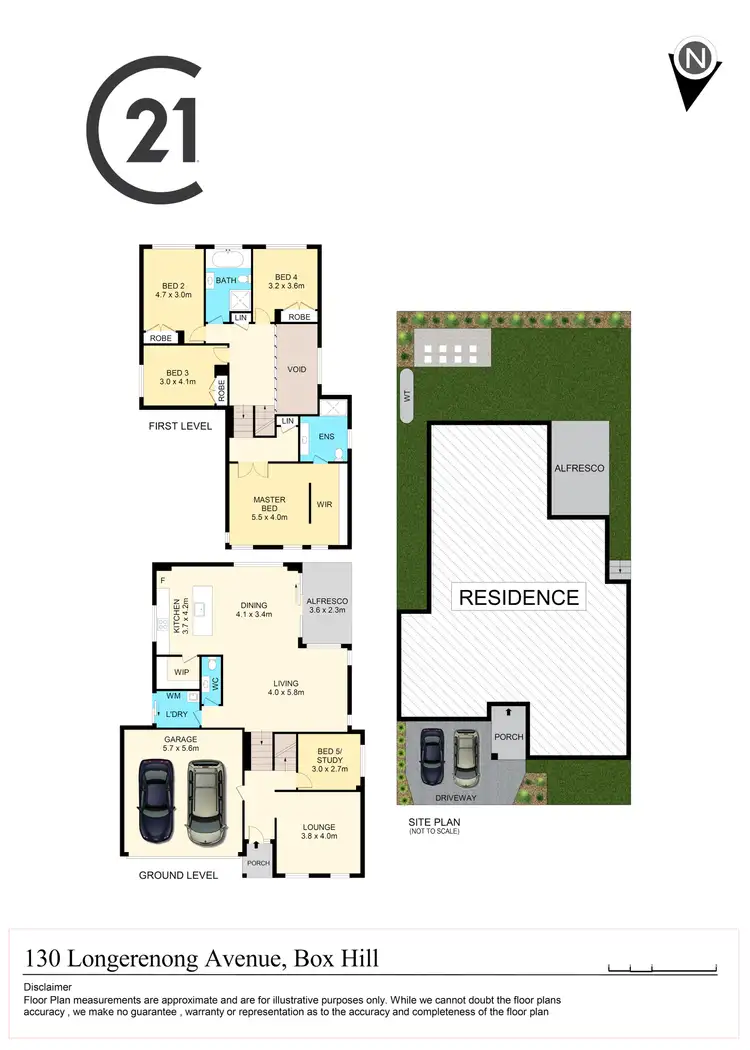 Floorplan of Homely house listing, 130 Longerenong Avenue, Box Hill NSW 2765