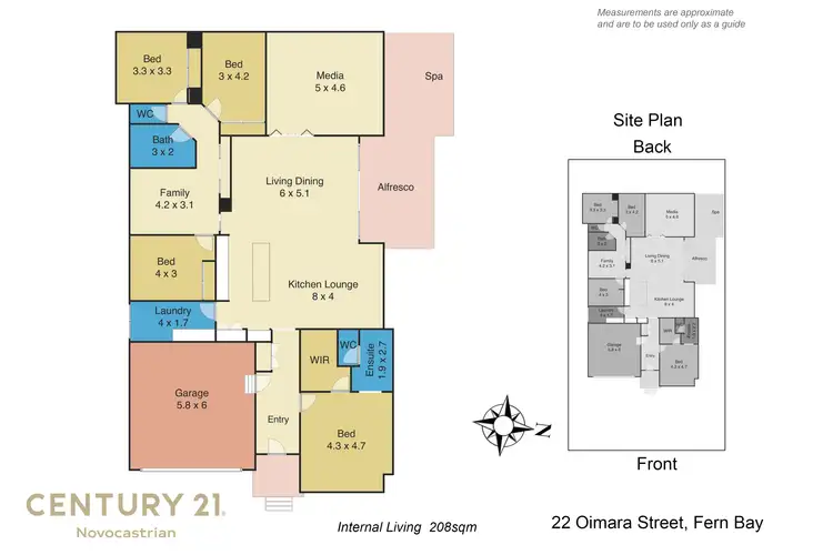 Floorplan of Homely house listing, 22 Oimara Street, Fern Bay NSW 2295