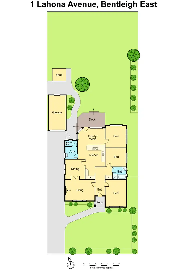 Floorplan of Homely house listing, 1 Lahona Avenue, Bentleigh East VIC 3165