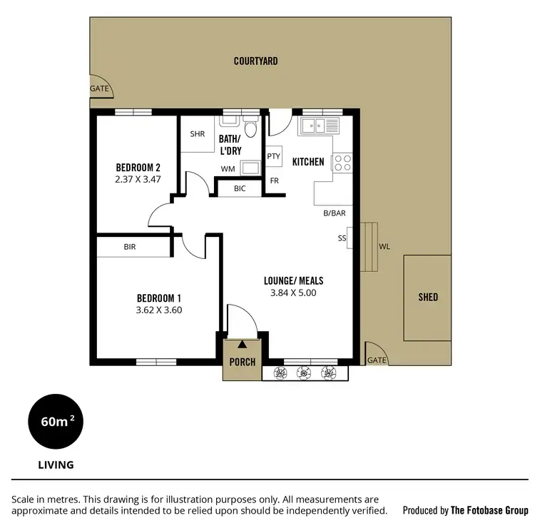 Floorplan of Homely unit listing, 5/9 Ormond Avenue, Daw Park SA 5041