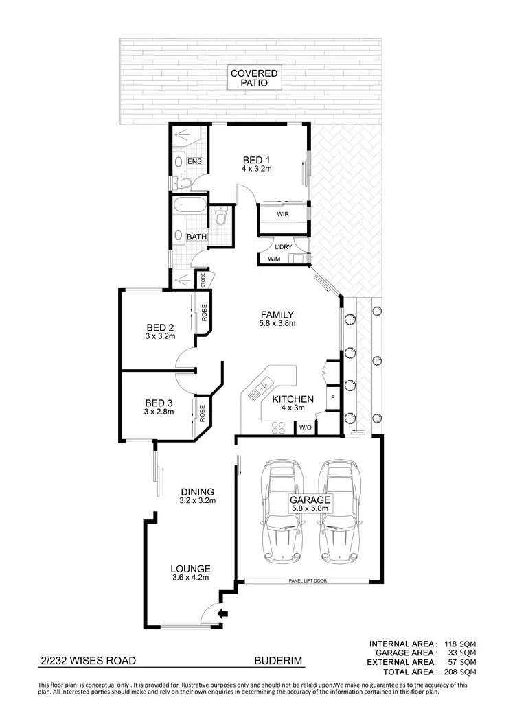 Floorplan of Homely house listing, 2/232 Wises Road, Buderim QLD 4556