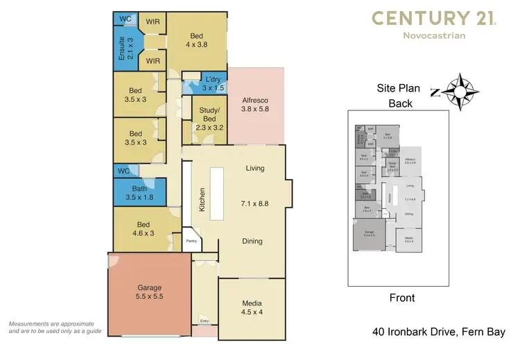 Floorplan of Homely house listing, 40 Ironbark Drive, Fern Bay NSW 2295