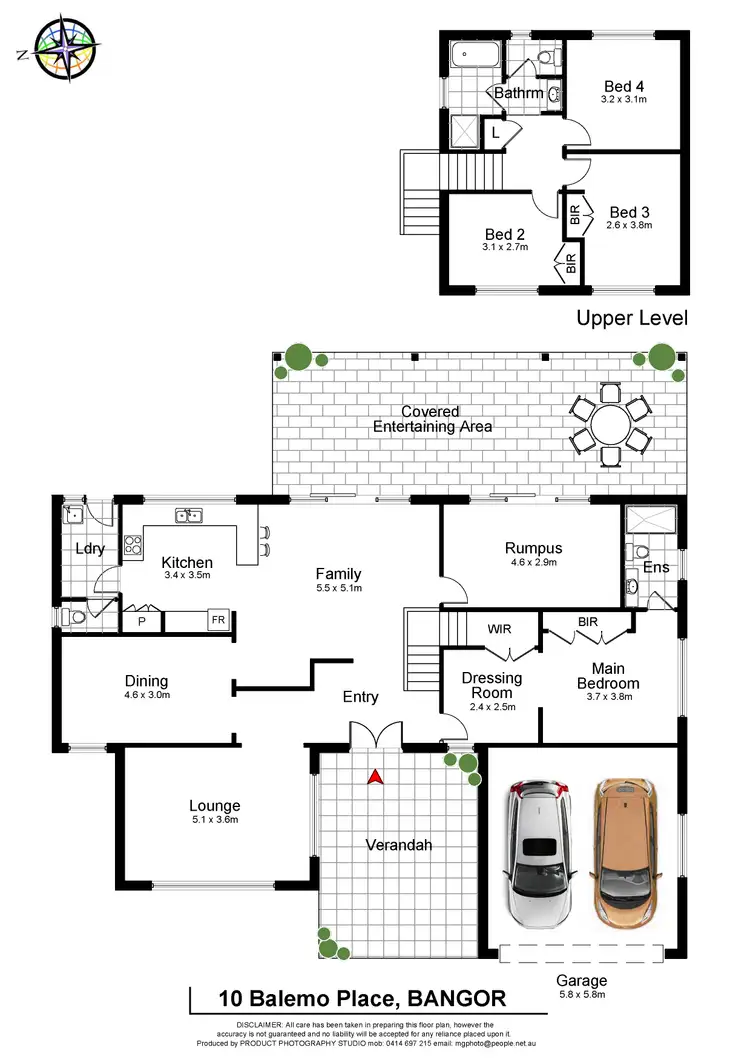 Floorplan of Homely house listing, 10 Balemo Place, Bangor NSW 2234