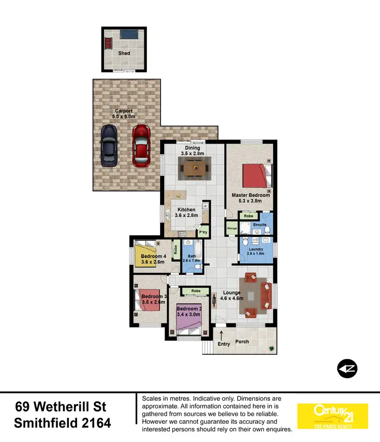 Floorplan of Homely house listing, 69 Wetherill Street, Smithfield NSW 2164