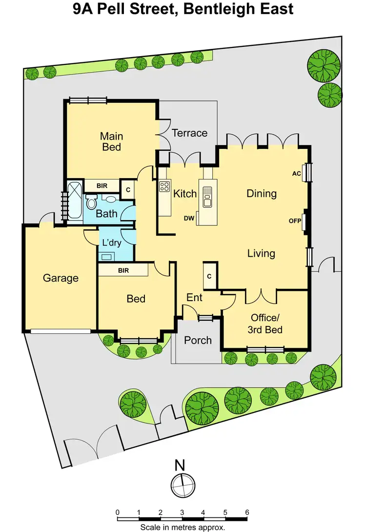 Floorplan of Homely unit listing, 9A Pell Street, Bentleigh East VIC 3165