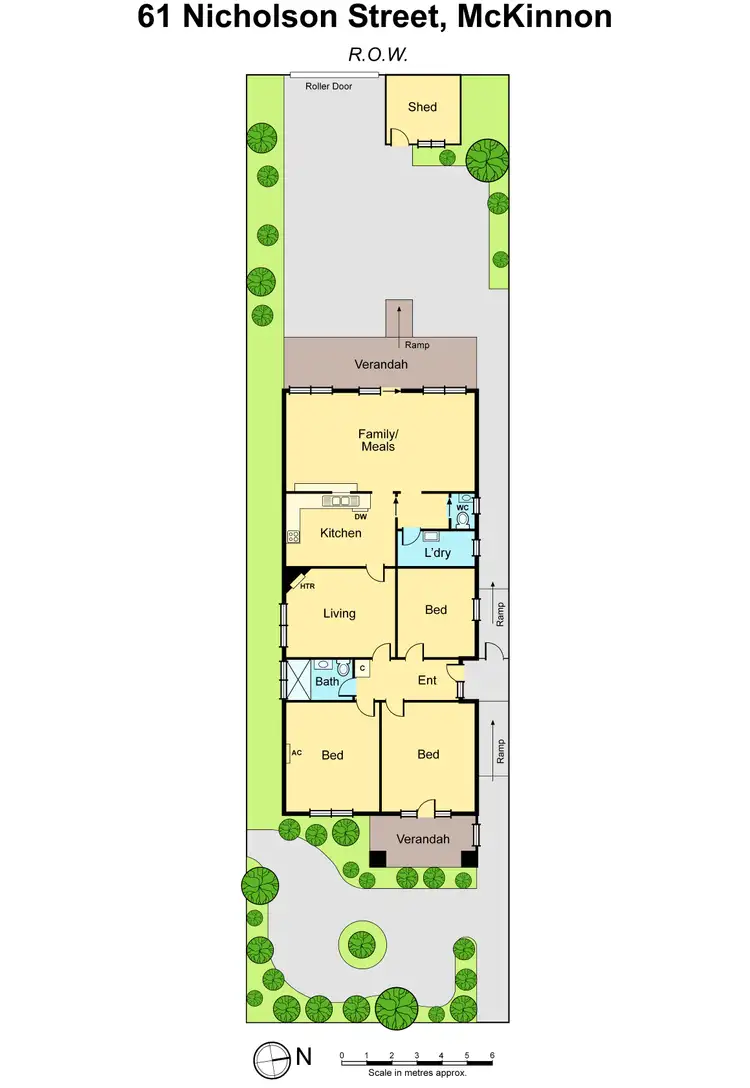 Floorplan of Homely house listing, 61 Nicholson Street, Mckinnon VIC 3204