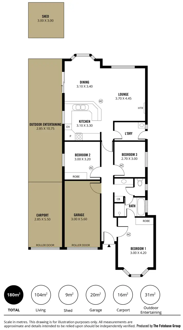 Floorplan of Homely house listing, 13 Dorrien Avenue, Woodcroft SA 5162