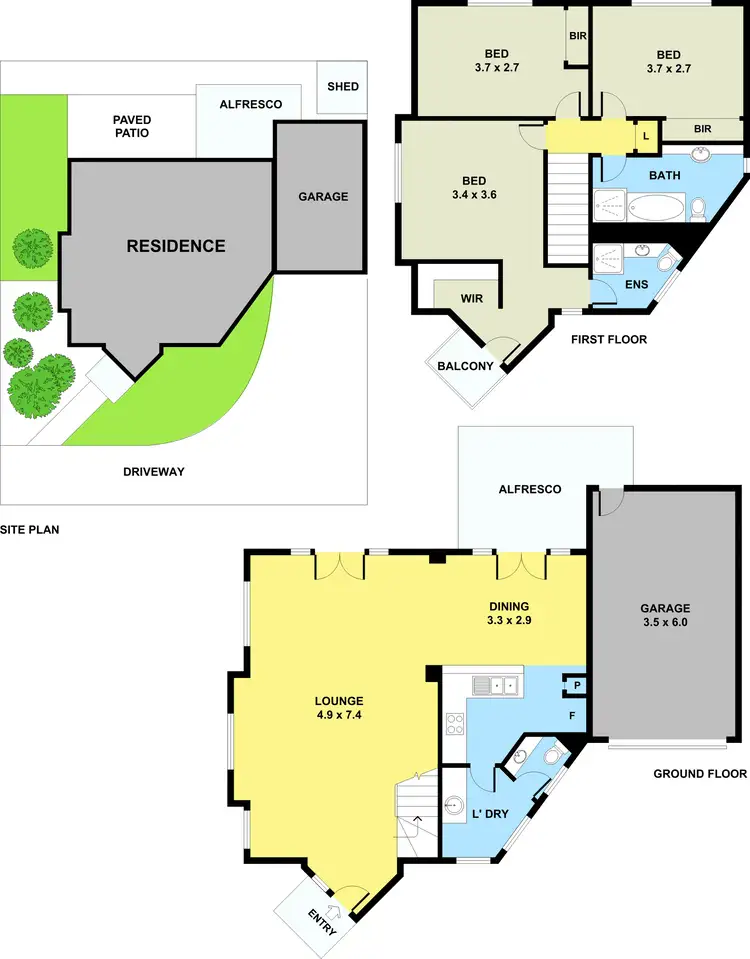 Floorplan of Homely unit listing, 3/31 Dunblane Road, Noble Park VIC 3174