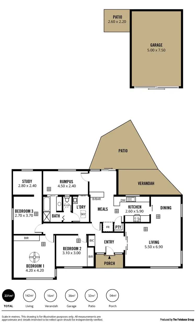 Floorplan of Homely house listing, 13 Laffers Crescent, Reynella SA 5161