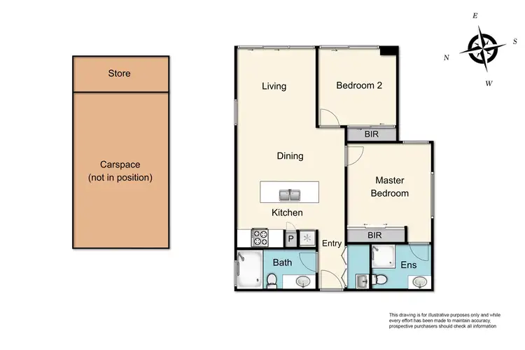 Floorplan of Homely apartment listing, G01/77 Mitchell Street, Bentleigh VIC 3204