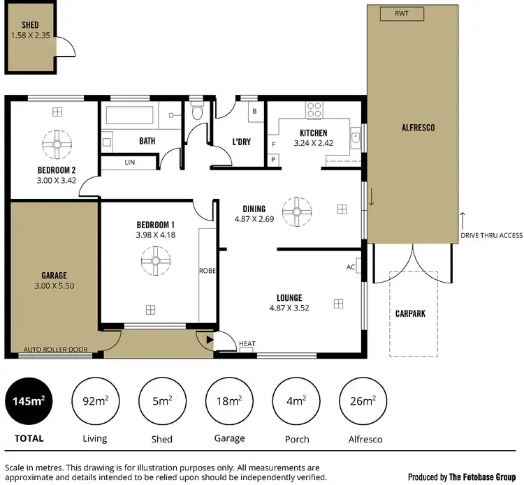 Floorplan of Homely unit listing, 5/55 Castle Street, Edwardstown SA 5039