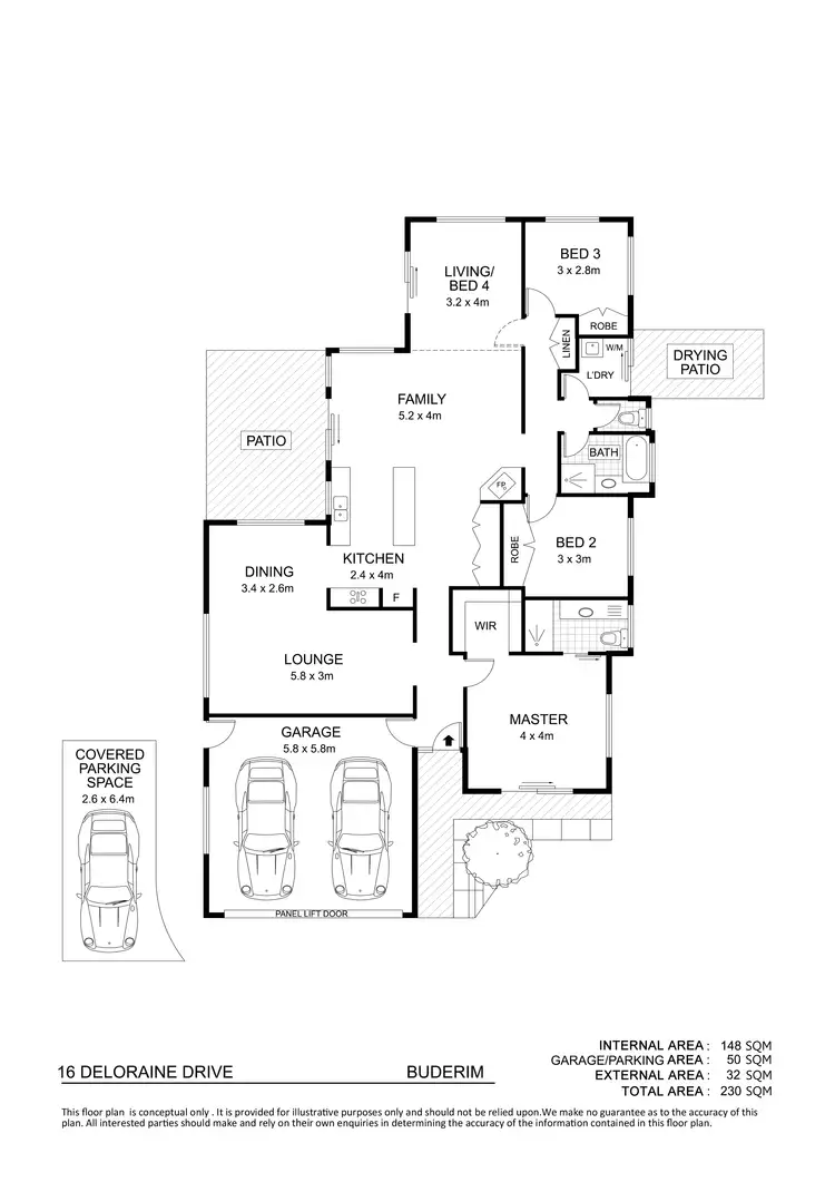 Floorplan of Homely house listing, 16 Deloraine Drive, Buderim QLD 4556