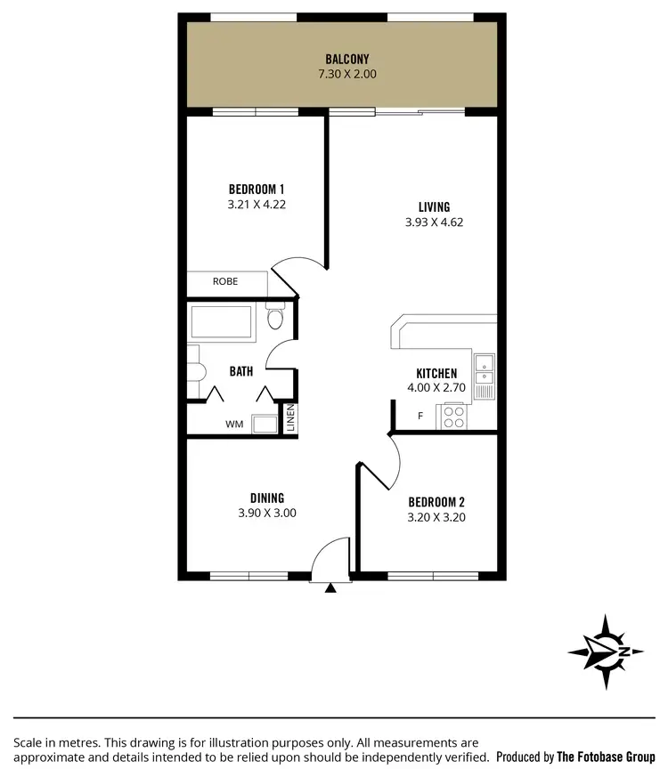 Floorplan of Homely apartment listing, 9/430 Pulteney Street, Adelaide SA 5000